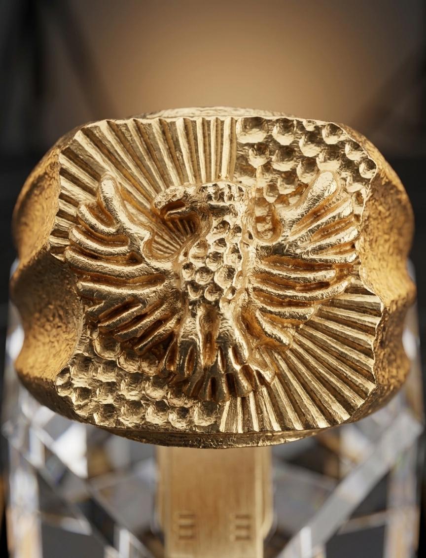 The Imperial Sunburst Eagle 22K Gold