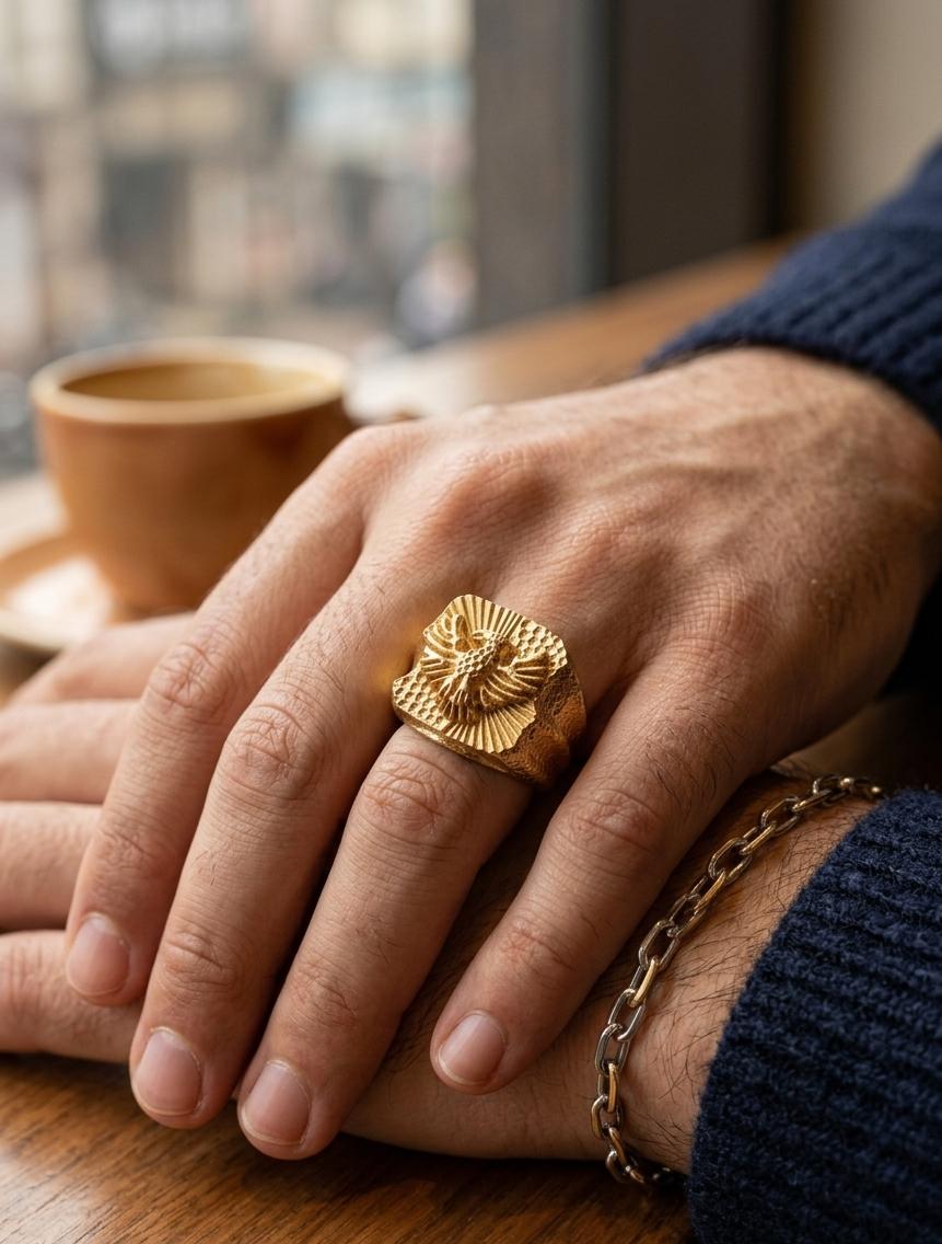 The Imperial Sunburst Eagle 22K Gold